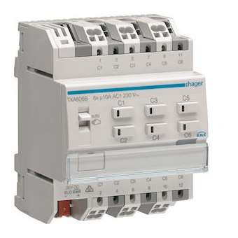 Module 6 sorties 10A/230V~ / New Easy|Hager-HAGTXA606B