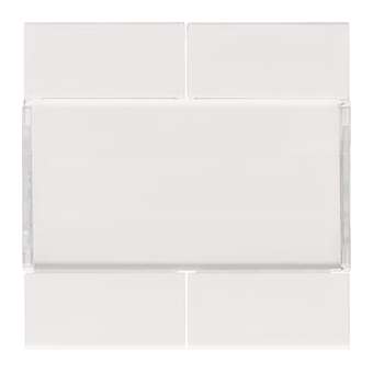 Enjoliveur 4 boutons poussoirs KNX gallery pure|Hager-HAGWXE304B
