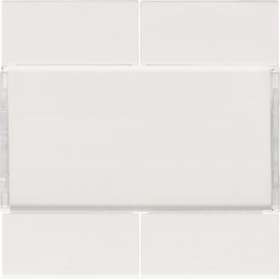 Enjoliveur 4 boutons poussoirs KNX gallery pure|Hager-HAGWXE304B