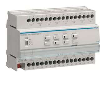 Module 16 sorties 16A/230V~ adapte pour charges capacitives / New Easy|Hager-HAGTXM616D