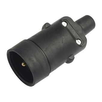 Prolongateur caoutchouc 16 A 2P+T sortie droite|Bizline-BIZ700931