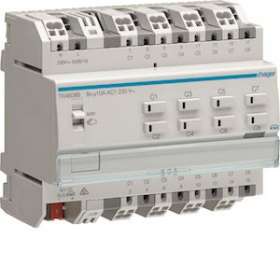 Module de sortie 8x 10A /230V~, KNX|Hager-HAGTXA608B
