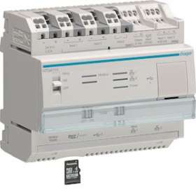 Serveur de données multi-énergies + carte micro SD|Hager-HAGHTG411H