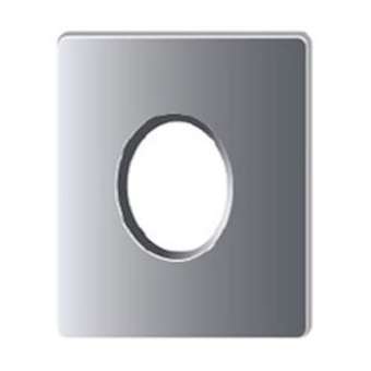 Collerette magnetique carree - chrome|Xeta premium-XET40081