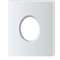 Collerette magnetique carree - blanche|Xeta premium-XET40082