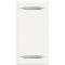Manette Axolute neutre type bascule 1 module - White