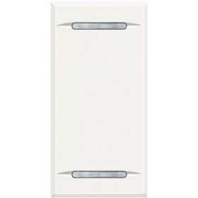 Manette Axolute neutre type bascule 1 module - White|Bticino-TICHD4911