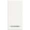 Manette Axolute neutre type poussoir 1 module - White