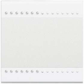 Manette Livinglight neutre type bascule 2 modules - blanc|Bticino-TICN4911M2N