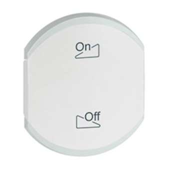 Enjoliveur double Céliane éclairage 2 pictogrammes - blanc|Legrand-LEG068144