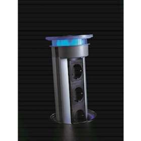 Versalux - tour multiprise extractible 3 prises + 1 USB|Xeta premium-XET110001