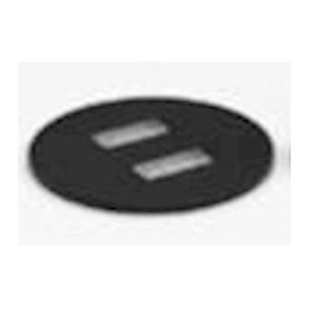 Versapick rond 2xUSB - coloris blanc|Xeta premium-XET060.29P.00001