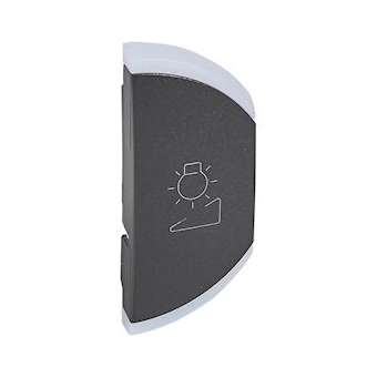 Enjoliveur simple Céliane variation montage droite - graphite|Legrand-LEG064878