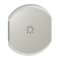 Enjoliveur double Céliane éclairage 1 pictogramme - titane|Legrand-LEG068442