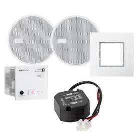 Module recepteur audio Bluetooth blanc avec 2 H.P blanc 2,5'|Xeta premium-XET52908