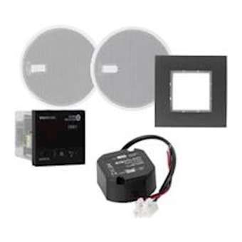 Module recepteur audio Bluetooth noir avec 2 H.P blanc 2,5'|Xeta premium-XET52958