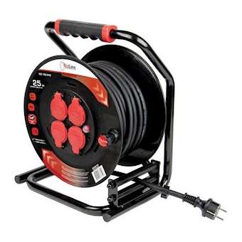 Enrouleur professionnel 25 m H07RN-F 3G2.5 prise FR|Bizline-BIZ700916