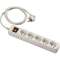 Bloc multiprise avec interrupteur 5 x 2P + T, câble H05VV-F 3G1.5 mm² 1.5 m