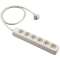 Bloc multiprise standard 6 x 2P + T, câble H05VV-F 3G1.5 mm² 3 m