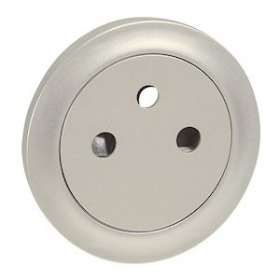 Enjoliveur Céliane pour prise de courant 2P+T Surface - finition titane|Legrand-LEG068411