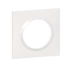 Plaque carrée dooxie 1 poste finition Blanc|Legrand-LEG600801