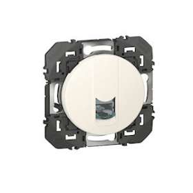 Prise blindée RJ45 catégorie6 FTP dooxie finition blanc|Legrand-LEG600376