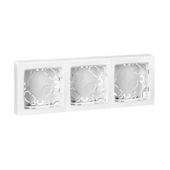 Cadre saillie 3 postes Appareillage saillie blanc|Legrand-LEG086093