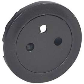 Enjoliveur Céliane pour prise de courant 2P+T Surface - finition graphite|Legrand-LEG067911