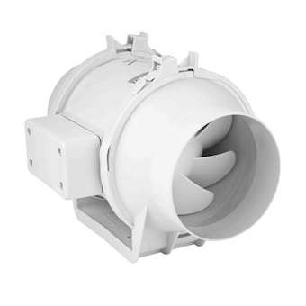 Ventilateur de conduit silencieux, 180 m3/h, 1 vitesse, tempo réglable, D 100 mm|S&P France ( Unelvent )-UNE250810