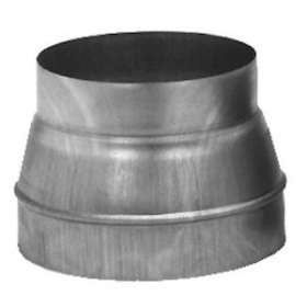 Réduction conique en acier galvanisé, raccordement D 125/80 mm|S&P France ( Unelvent )-UNE864321