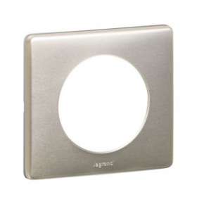 Plaque Céliane Métal 1 poste - finition Titane|Legrand-LEG068901