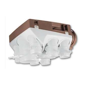 Kit CMI OZEO ECOWATT N°1, entrées d'air RAL 9016|S&P France ( Unelvent )-UNE606553