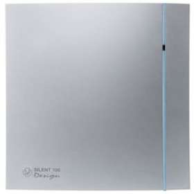 Aérateur design, 85 m3/h, façade silver, tempo réglable, clapet anti-retour|S&P France ( Unelvent )-UNE403511