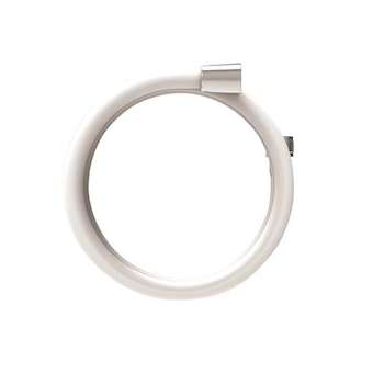 Flexible de douche PVC renforcé lisse 2 m, blanc|Valentin-VA298960000100