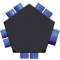 Plénum iso insufflation 8 piquages D 80 mm, 1 raccord D 125 mm et D 150/160 mm