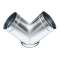 Cu 160/2x125 - culotte de raccordement diamètres 160 / 2 x 125