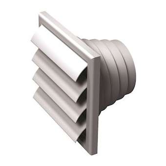 Grille extérieure VPA 186x186 mm - Blanc|Aldes-ALD11001500