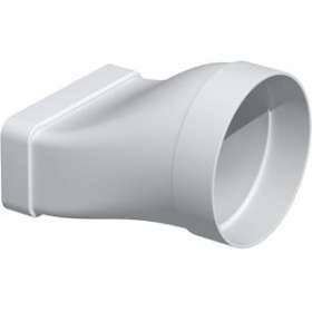 Manchon mixte PVC, rectangulaire 55 x 220 mm/circulaire D 125 mm, gamme TUBPLA|S&P France ( Unelvent )-UNE833639