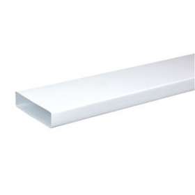 Tr 55 x 220 p - 3m - tube rectangulaire plastique rigide section 55 x 220|Atlantic clim ventil-ELG460007