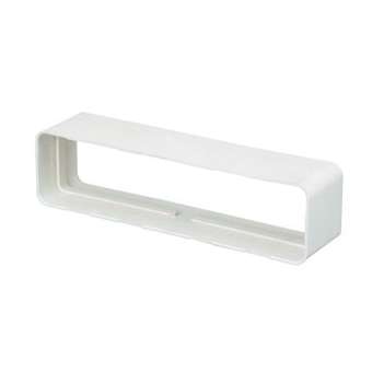Rd 55 x 110 - raccord droit rectangulaire plastique rigide section 55 x 110|Atlantic clim ventil-ELG460001