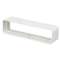 Rd 55 x 110 - raccord droit rectangulaire plastique rigide section 55 x 110