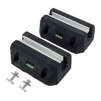 Kit supports de sol rubber pour climatisation 250 mm x 150 kg (paire)|Bizline-BIZ400184