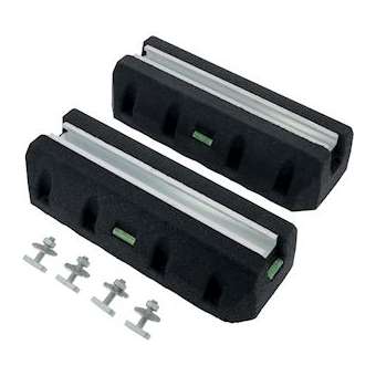 Kit supports de sol rubber pour climatisation 400 mm x 300 kg (paire)|Bizline-BIZ400183