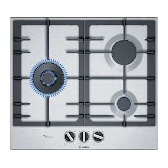 TABLE GAZ 60CM 2F+WOK FLAMESELECT INOX|Bosch menager pose enc.-B6SPCC6A5B90