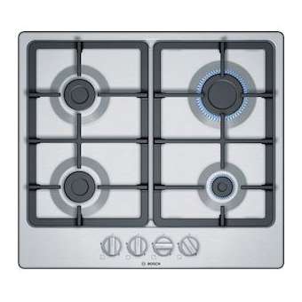 TABLE GAZ 60CM 4FOY INOX|Bosch menager pose enc.-B6SPGP6B5B90