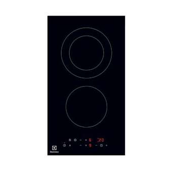 série 300 domino vitroceramique 2 Foyers Hi-light noir|Electrolux encastrable-A6TLHR3233CK