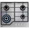 série 600 PRO GasOnGlass line table 590mm dessus verre 4 foyers gaz silver