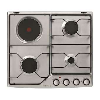 Plaque de cuisson 60 cm Mixte Inox|De Dietrich encastrable-DEDDPE7610XM