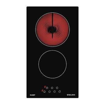 Domino vitrocéramique 30 cm - 2 Hi-Light - 3 kW - 2 boosters - Sensitif|Airlux-ALXGTH320SC