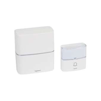 Kit carillon radio sans fil Sérénité simple à piles - blanc|Legrand-LEG094270